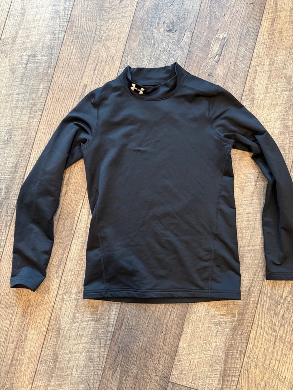 Under Armour Yoith Large Black Mock Turtleneck Performance Top